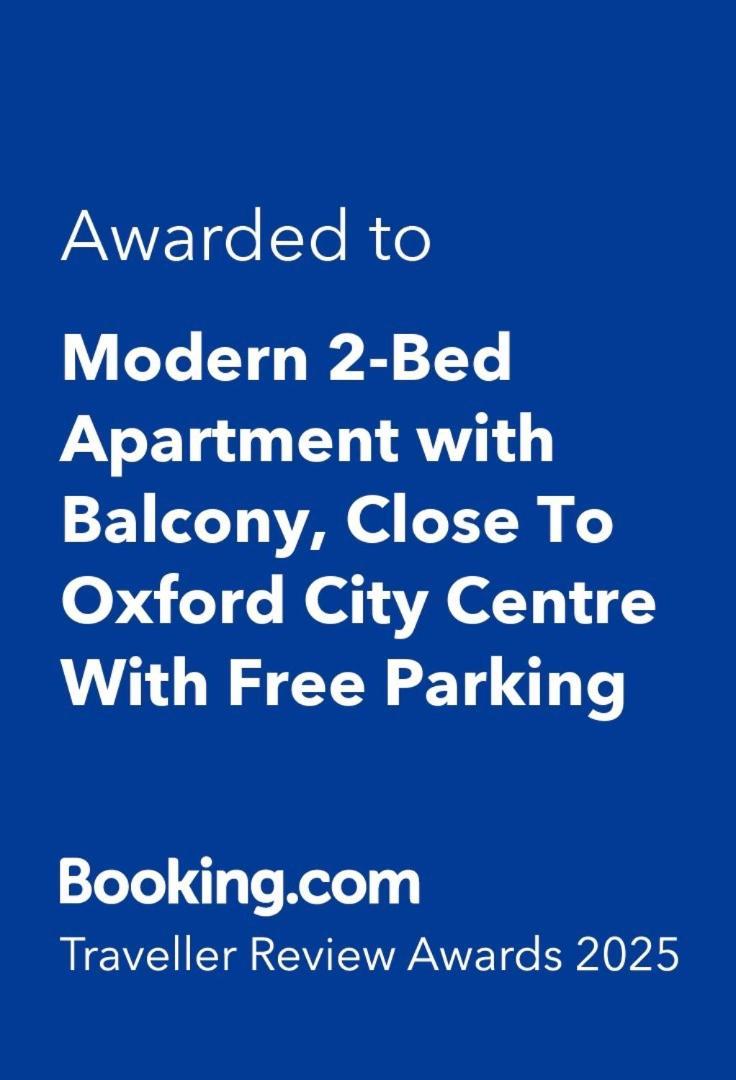 Modern 2-Bed Apartment With Balcony, Close To Oxford City Centre With Free Parking Eksteriør bilde